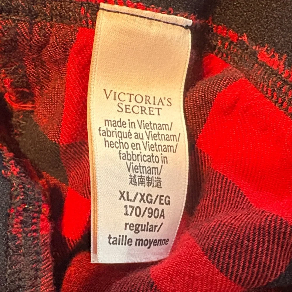 Victoria's Secret Red Plaid Pajama Set - Picture 6 of 8